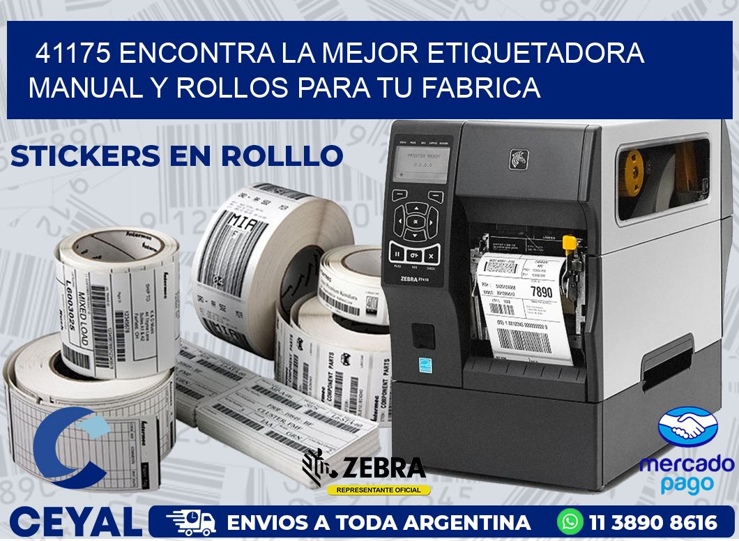 41175 ENCONTRA LA MEJOR ETIQUETADORA MANUAL Y ROLLOS PARA TU FABRICA