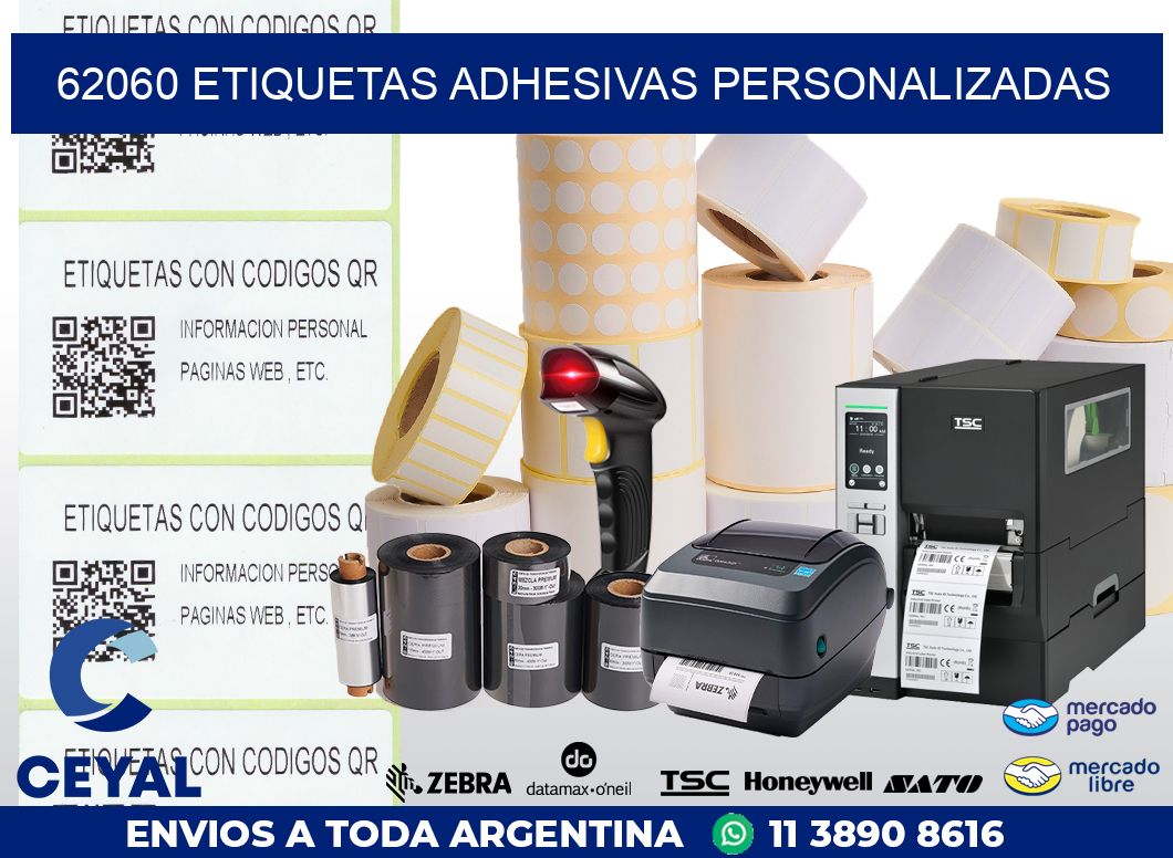 62060 ETIQUETAS ADHESIVAS PERSONALIZADAS