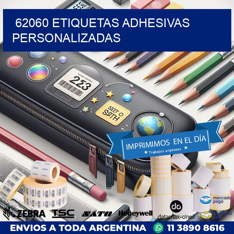 62060 ETIQUETAS ADHESIVAS PERSONALIZADAS