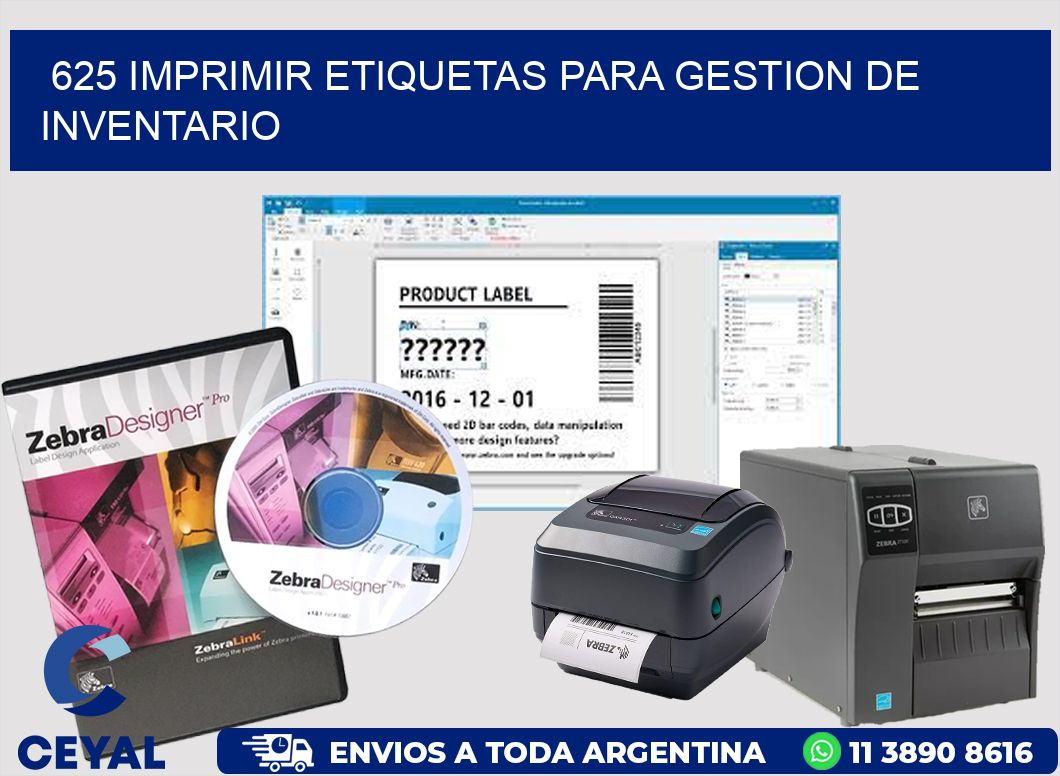 625 IMPRIMIR ETIQUETAS PARA GESTION DE INVENTARIO
