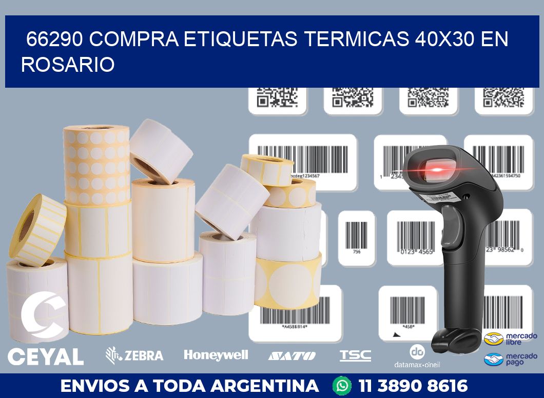 66290 COMPRA ETIQUETAS TERMICAS 40X30 EN ROSARIO