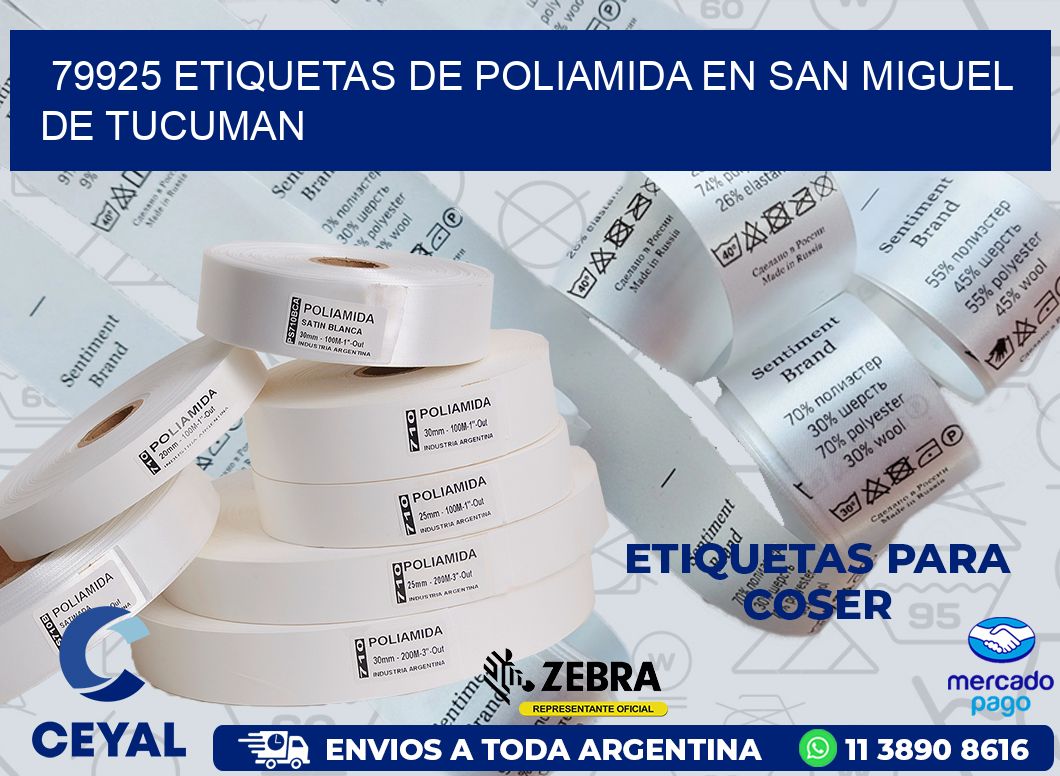 79925 ETIQUETAS DE POLIAMIDA EN SAN MIGUEL DE TUCUMAN