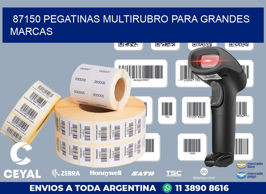 87150 PEGATINAS MULTIRUBRO PARA GRANDES MARCAS