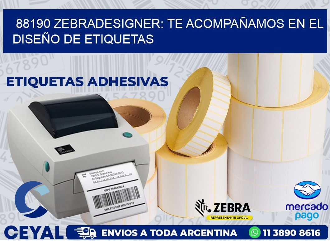 88190 ZEBRADESIGNER: TE ACOMPAÑAMOS EN EL DISEÑO DE ETIQUETAS