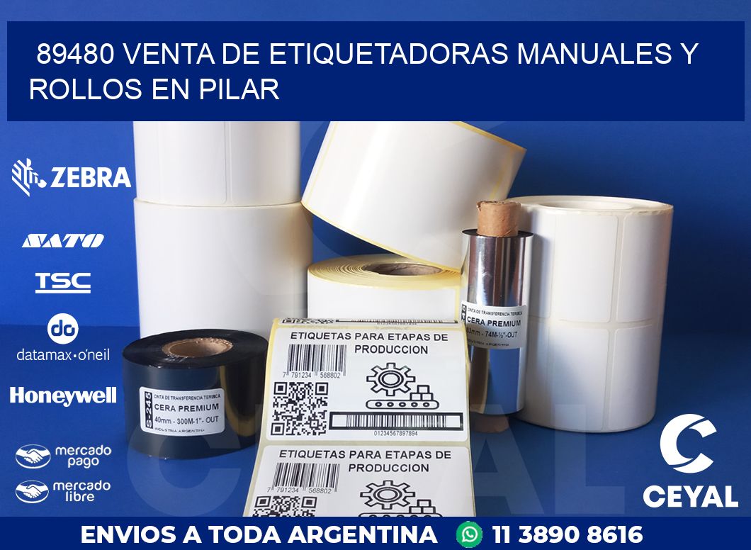 89480 VENTA DE ETIQUETADORAS MANUALES Y ROLLOS EN PILAR