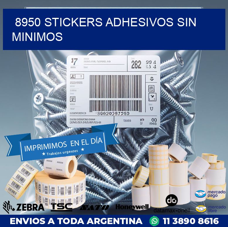 8950 STICKERS ADHESIVOS SIN MINIMOS