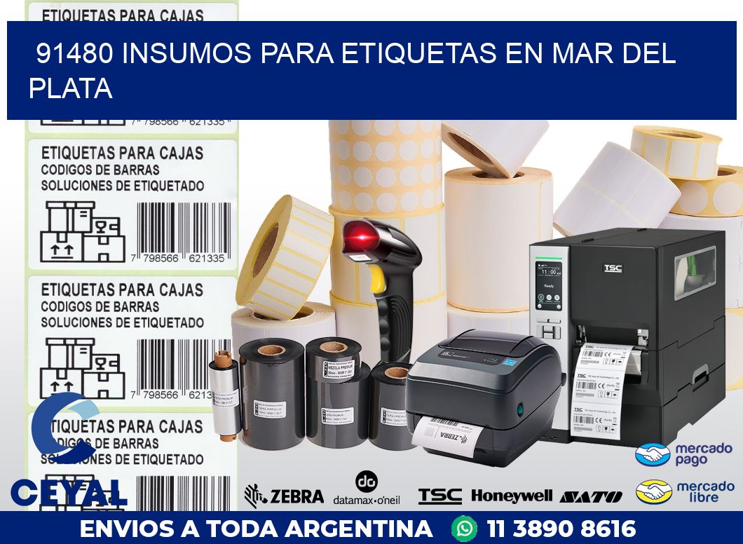 91480 INSUMOS PARA ETIQUETAS EN MAR DEL PLATA