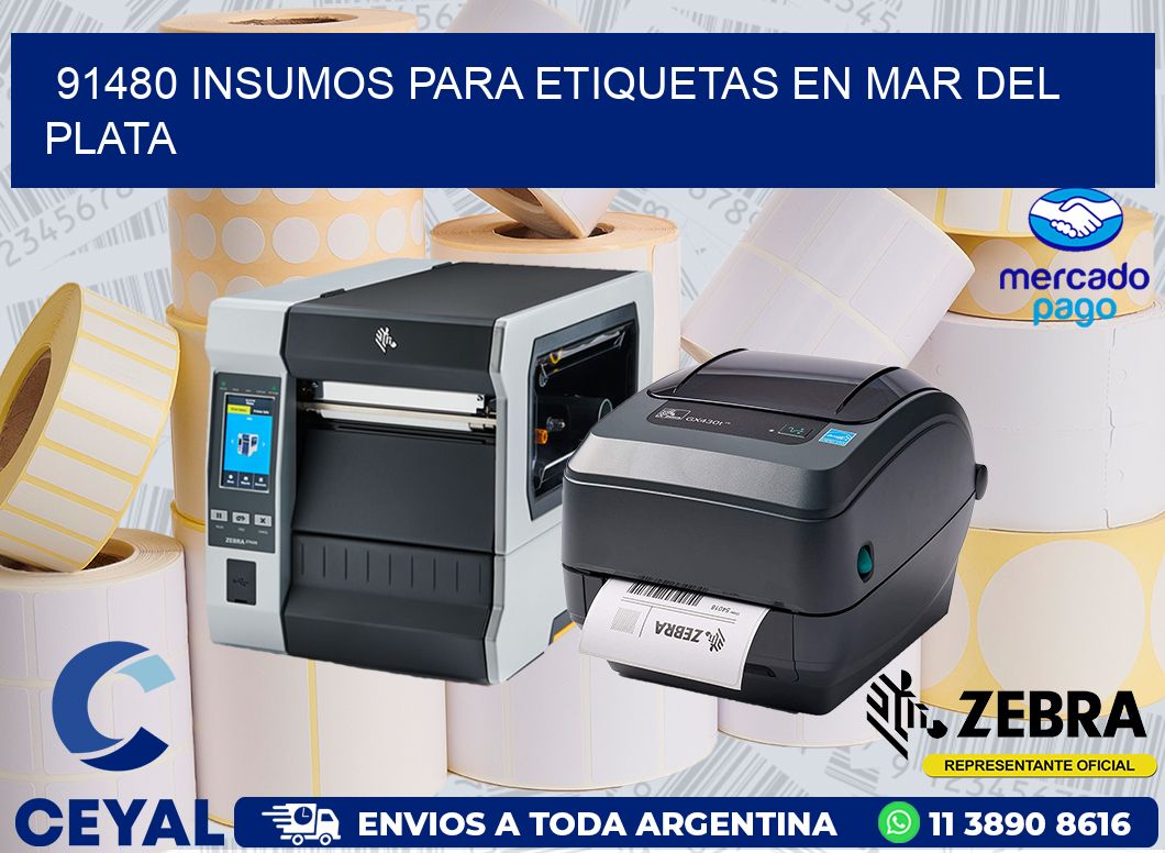 91480 INSUMOS PARA ETIQUETAS EN MAR DEL PLATA