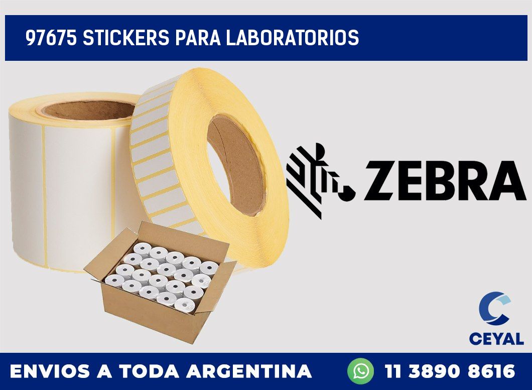 97675 STICKERS PARA LABORATORIOS