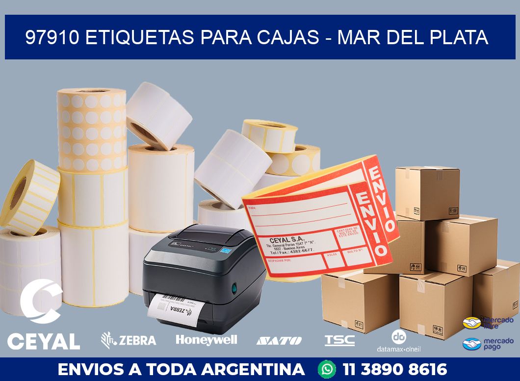 97910 ETIQUETAS PARA CAJAS - MAR DEL PLATA