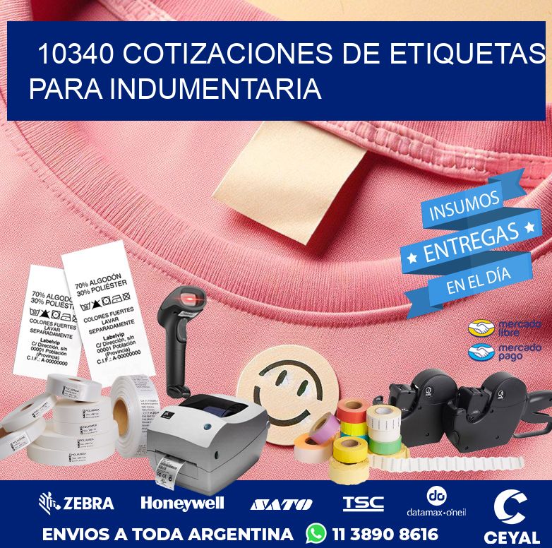 10340 COTIZACIONES DE ETIQUETAS PARA INDUMENTARIA
