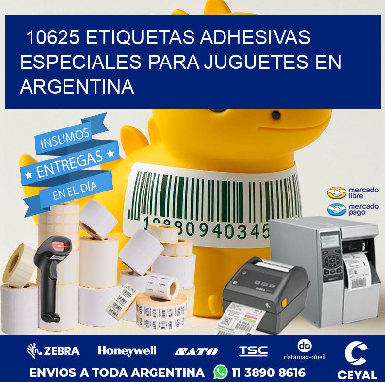 10625 ETIQUETAS ADHESIVAS ESPECIALES PARA JUGUETES EN ARGENTINA