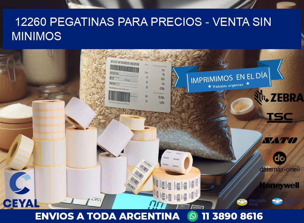 12260 PEGATINAS PARA PRECIOS – VENTA SIN MINIMOS