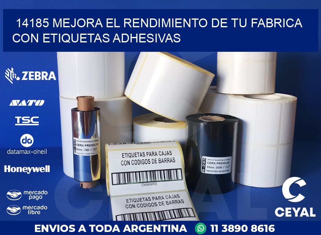 14185 MEJORA EL RENDIMIENTO DE TU FABRICA CON ETIQUETAS ADHESIVAS