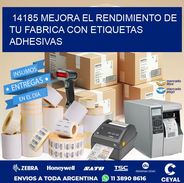 14185 MEJORA EL RENDIMIENTO DE TU FABRICA CON ETIQUETAS ADHESIVAS