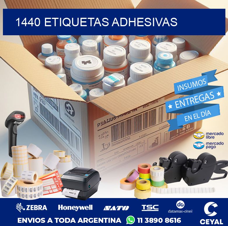1440 ETIQUETAS ADHESIVAS
