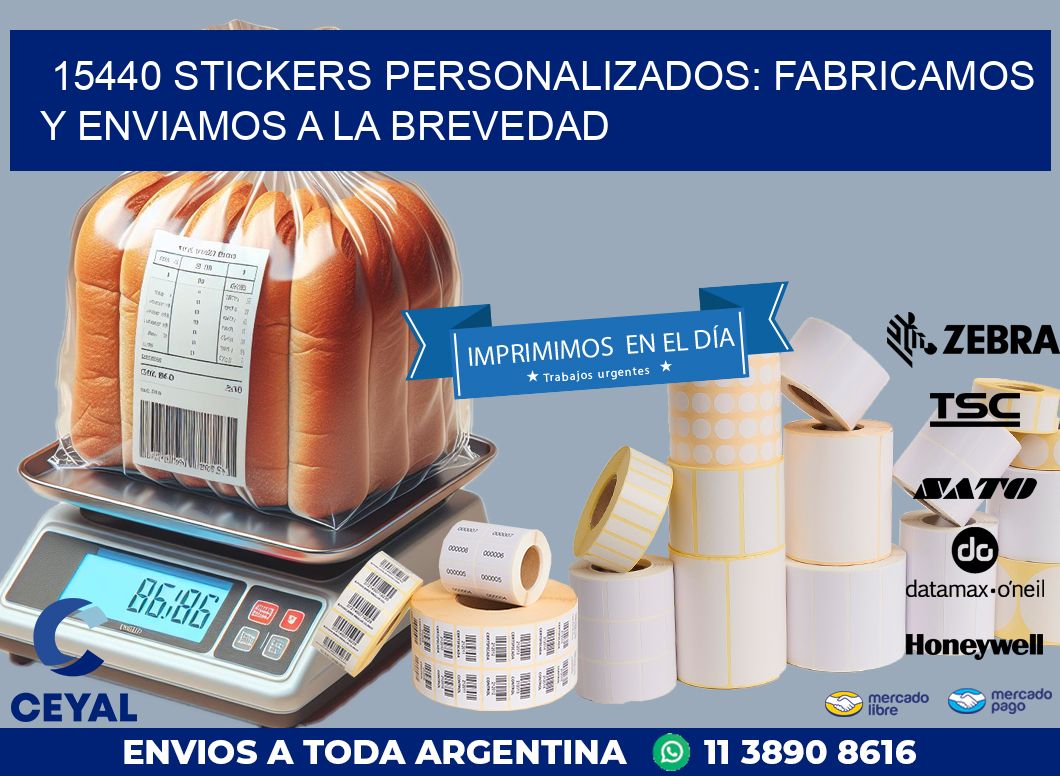 15440 STICKERS PERSONALIZADOS: FABRICAMOS Y ENVIAMOS A LA BREVEDAD