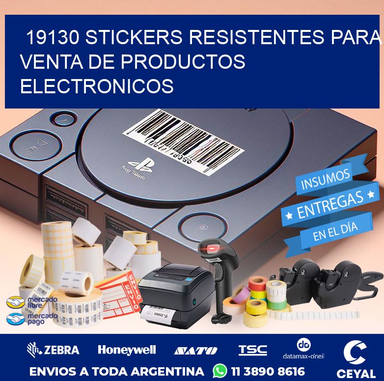 19130 STICKERS RESISTENTES PARA VENTA DE PRODUCTOS ELECTRONICOS