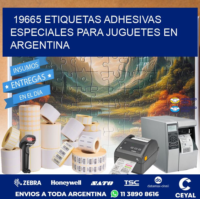 19665 ETIQUETAS ADHESIVAS ESPECIALES PARA JUGUETES EN ARGENTINA