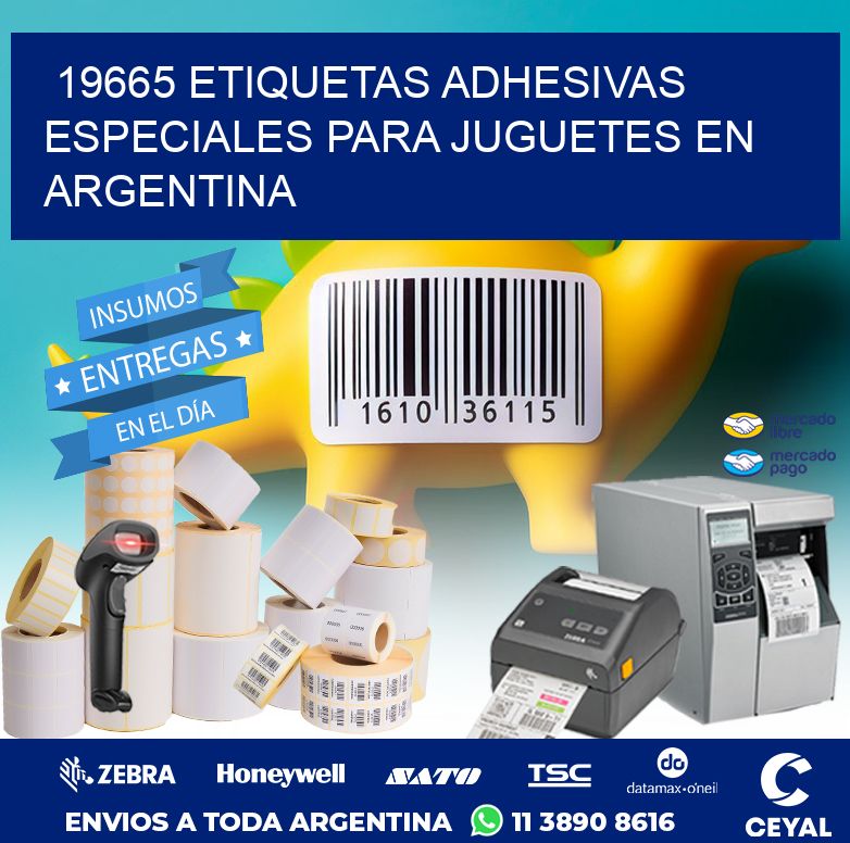 19665 ETIQUETAS ADHESIVAS ESPECIALES PARA JUGUETES EN ARGENTINA