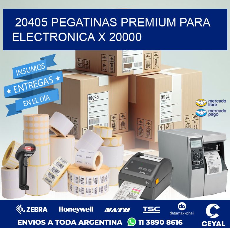 20405 PEGATINAS PREMIUM PARA ELECTRONICA X 20000