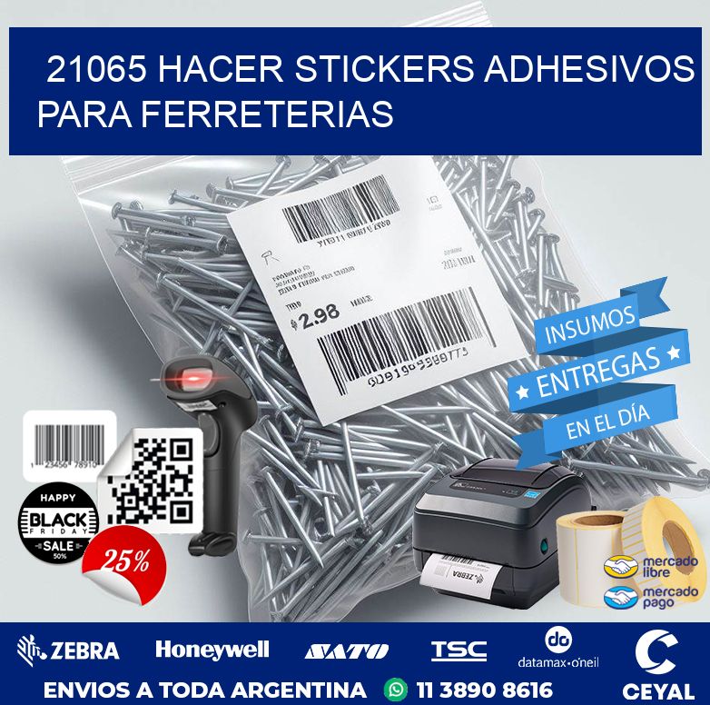 21065 HACER STICKERS ADHESIVOS PARA FERRETERIAS