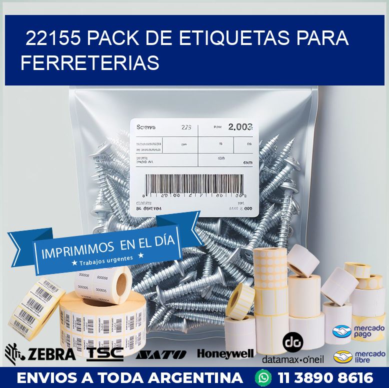 22155 PACK DE ETIQUETAS PARA FERRETERIAS