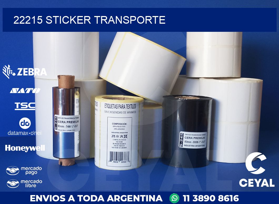 22215 STICKER TRANSPORTE