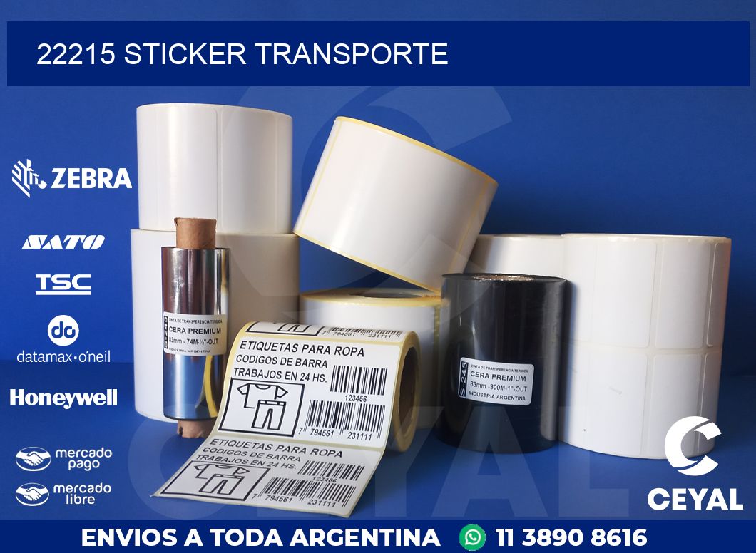 22215 STICKER TRANSPORTE