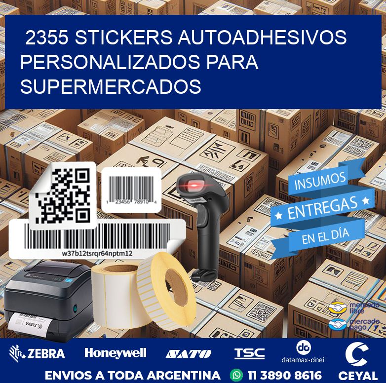 2355 STICKERS AUTOADHESIVOS PERSONALIZADOS PARA SUPERMERCADOS