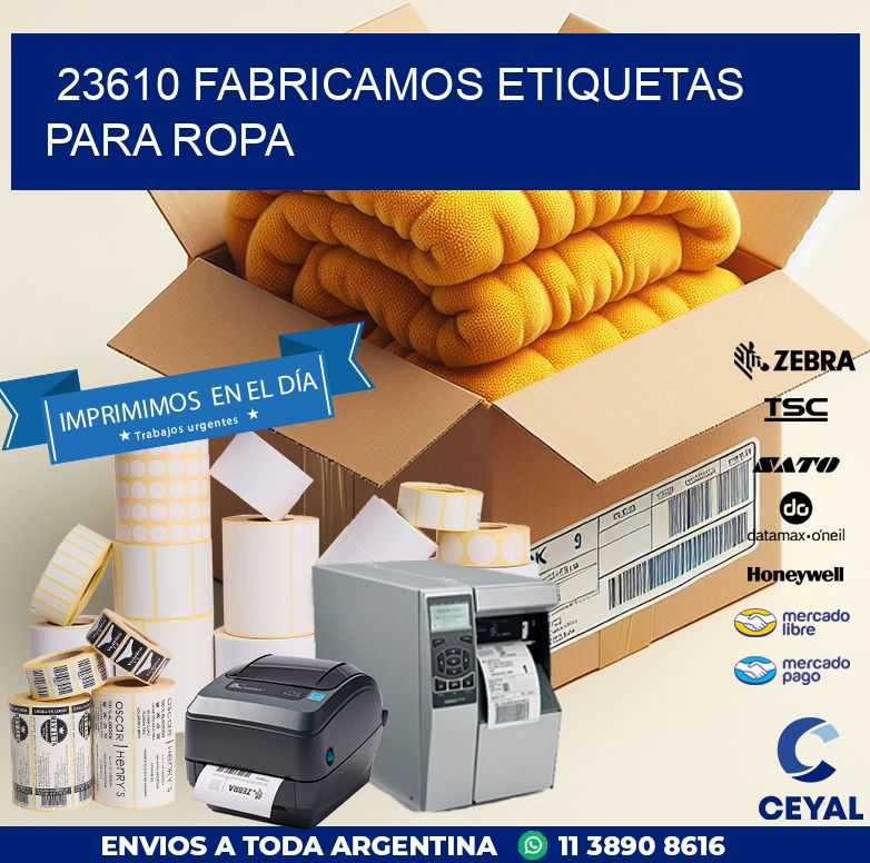 23610 FABRICAMOS ETIQUETAS PARA ROPA