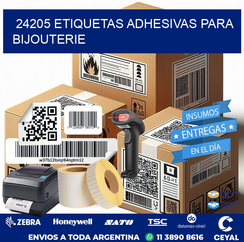 24205 ETIQUETAS ADHESIVAS PARA BIJOUTERIE