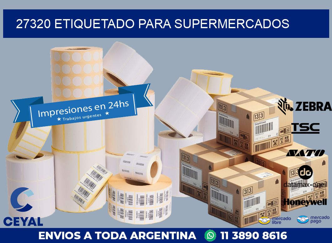 27320 ETIQUETADO PARA SUPERMERCADOS