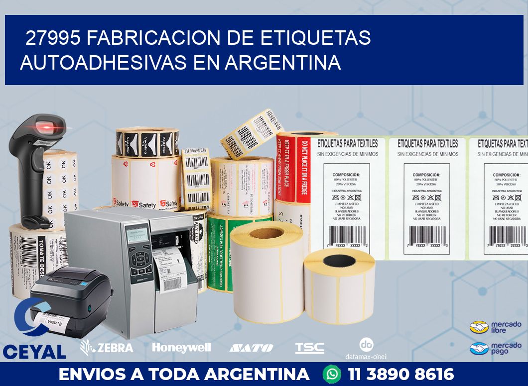 27995 FABRICACION DE ETIQUETAS AUTOADHESIVAS EN ARGENTINA