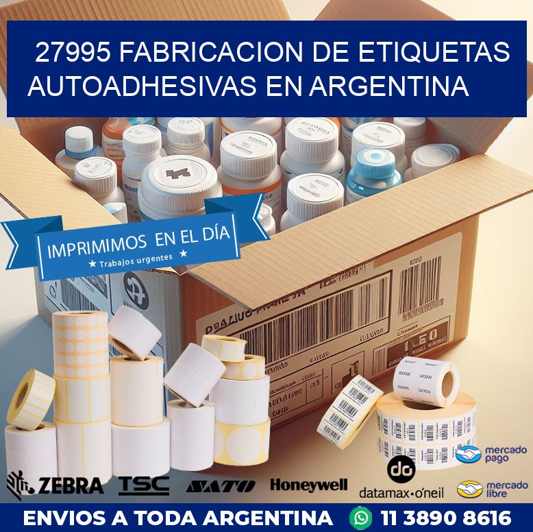 27995 FABRICACION DE ETIQUETAS AUTOADHESIVAS EN ARGENTINA