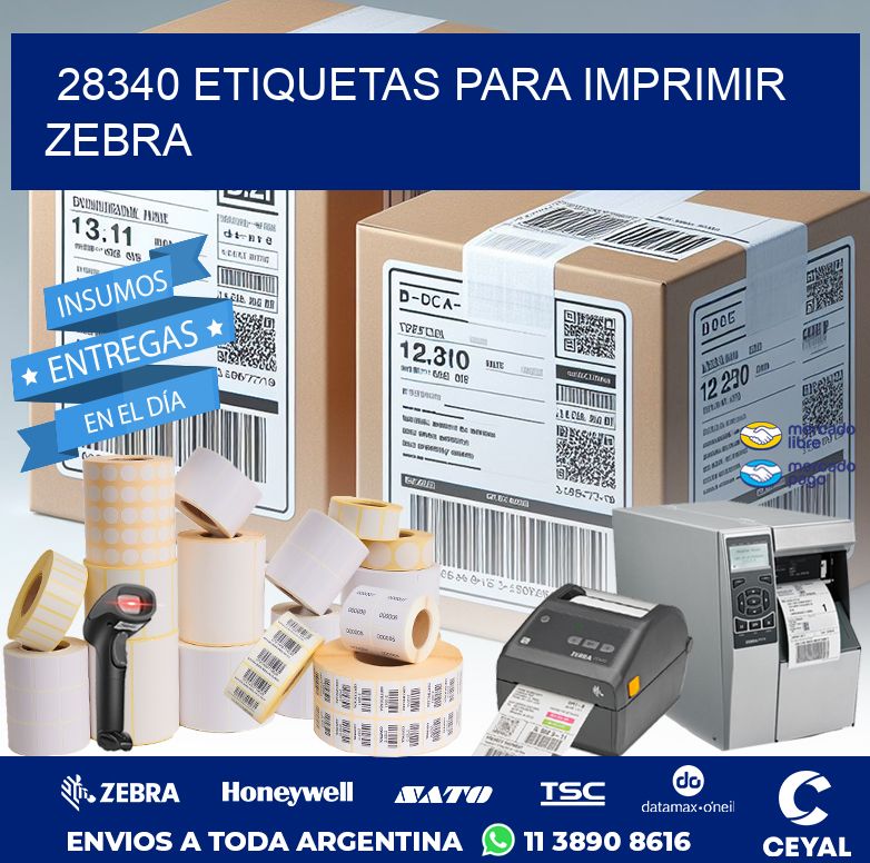 28340 ETIQUETAS PARA IMPRIMIR ZEBRA