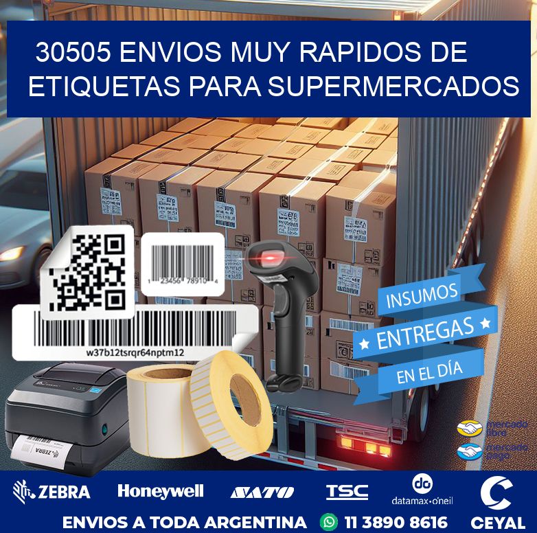 30505 ENVIOS MUY RAPIDOS DE ETIQUETAS PARA SUPERMERCADOS