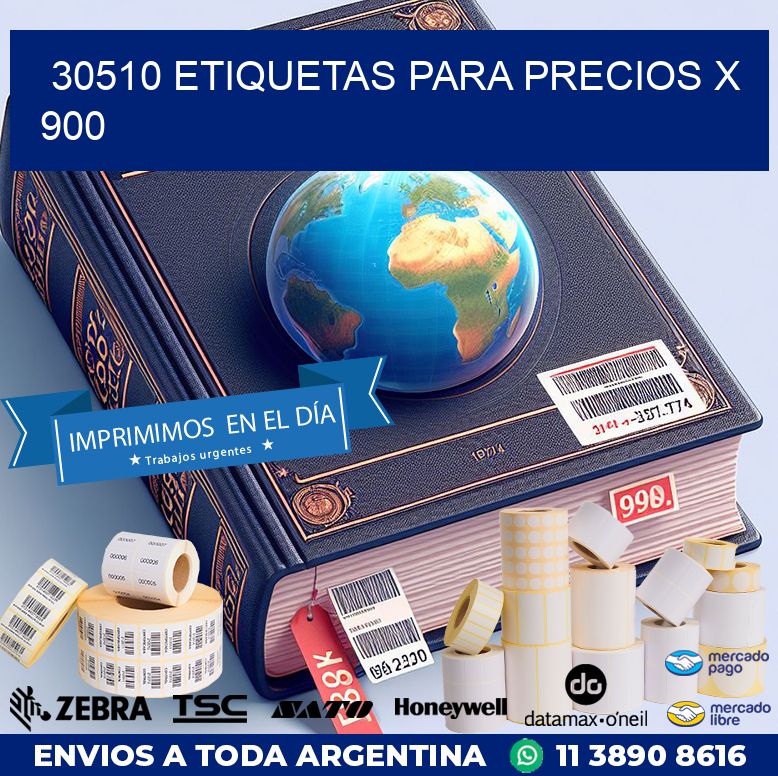 30510 ETIQUETAS PARA PRECIOS X 900