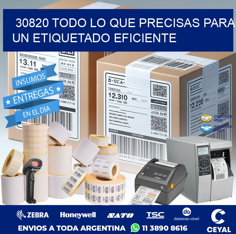 30820 TODO LO QUE PRECISAS PARA UN ETIQUETADO EFICIENTE