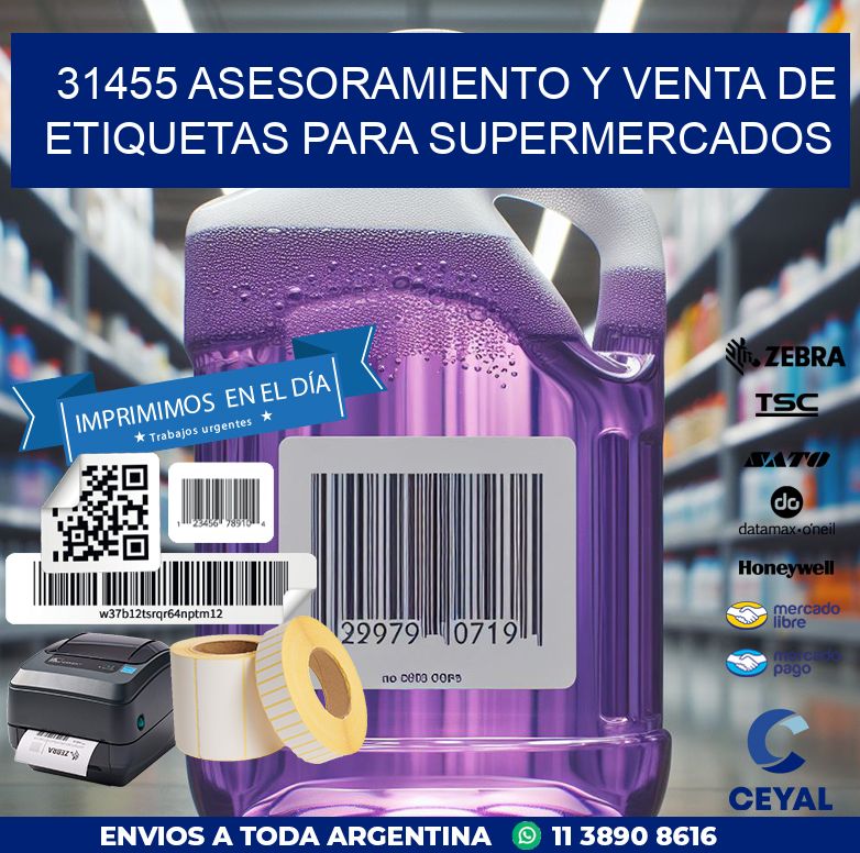 31455 ASESORAMIENTO Y VENTA DE ETIQUETAS PARA SUPERMERCADOS