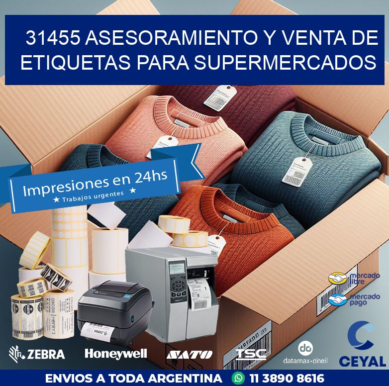 31455 ASESORAMIENTO Y VENTA DE ETIQUETAS PARA SUPERMERCADOS