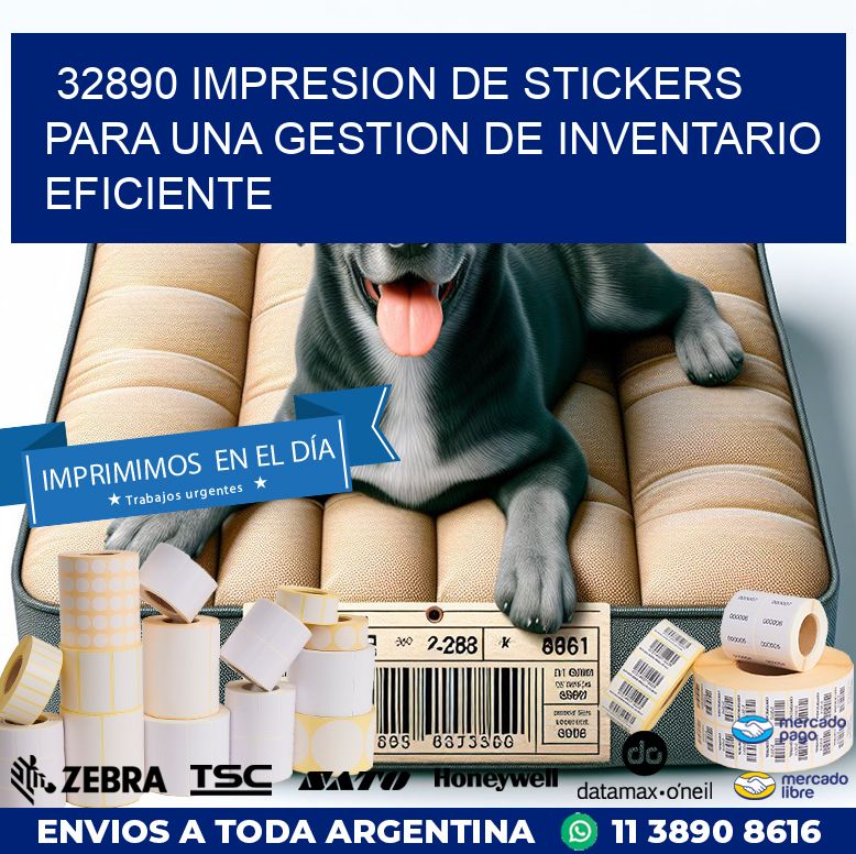 32890 IMPRESION DE STICKERS PARA UNA GESTION DE INVENTARIO EFICIENTE