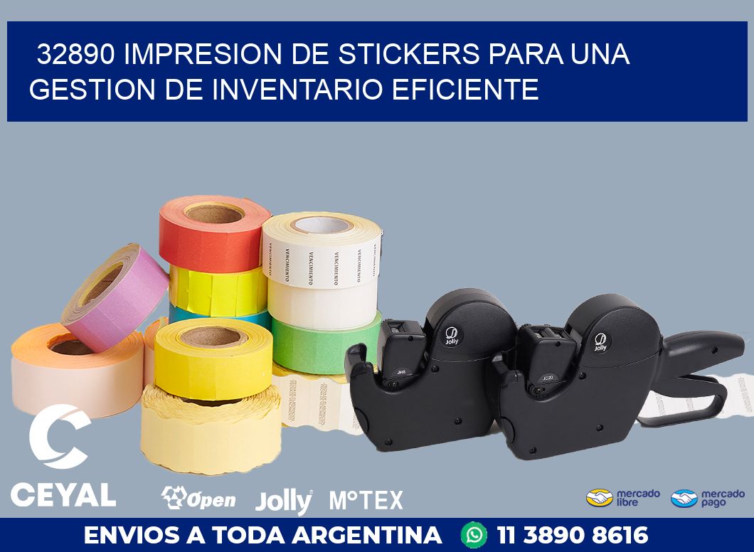 32890 IMPRESION DE STICKERS PARA UNA GESTION DE INVENTARIO EFICIENTE