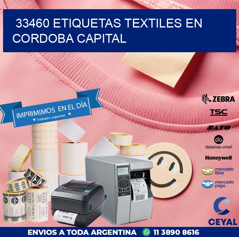 33460 ETIQUETAS TEXTILES EN CORDOBA CAPITAL