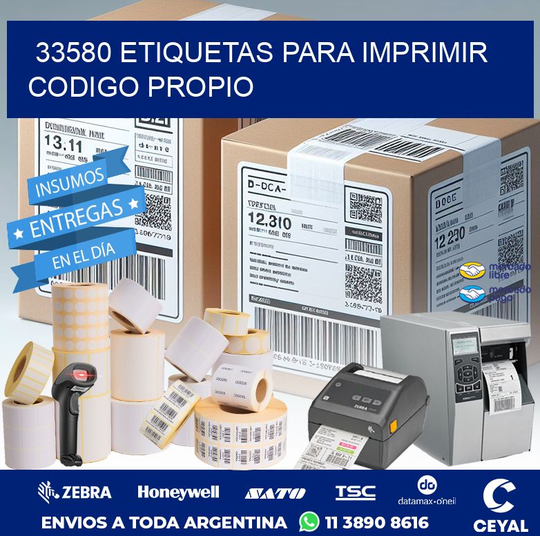 33580 ETIQUETAS PARA IMPRIMIR CODIGO PROPIO