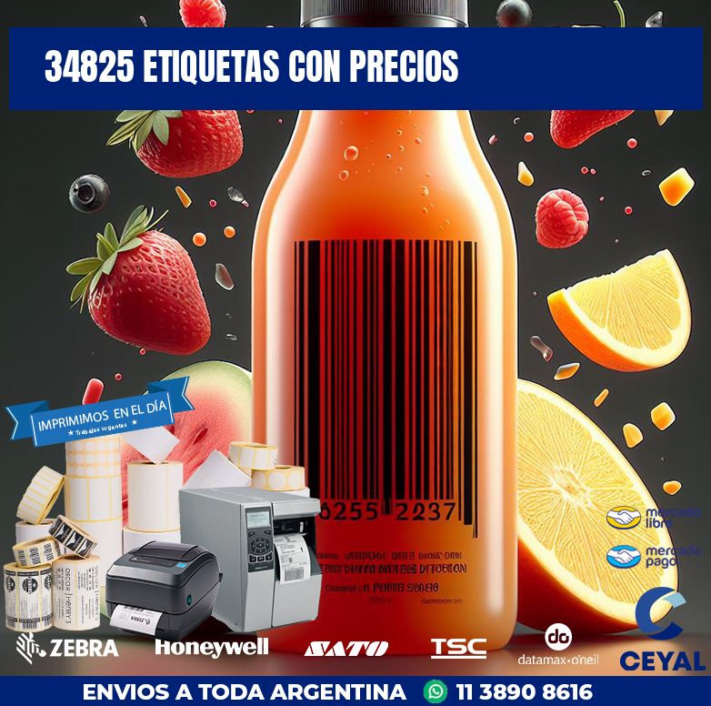 34825 ETIQUETAS CON PRECIOS