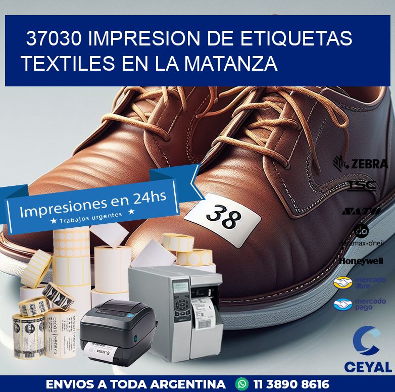 37030 IMPRESION DE ETIQUETAS TEXTILES EN LA MATANZA