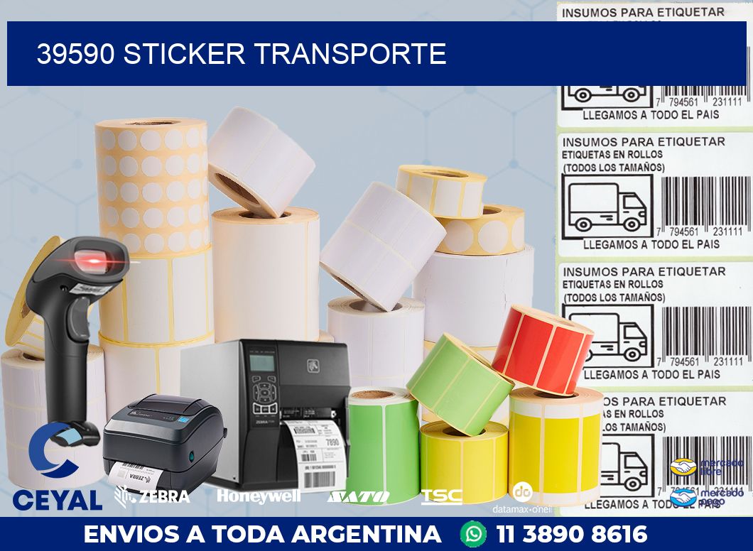 39590 STICKER TRANSPORTE