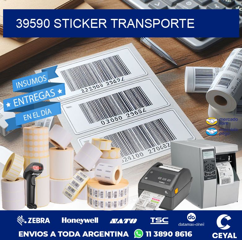 39590 STICKER TRANSPORTE