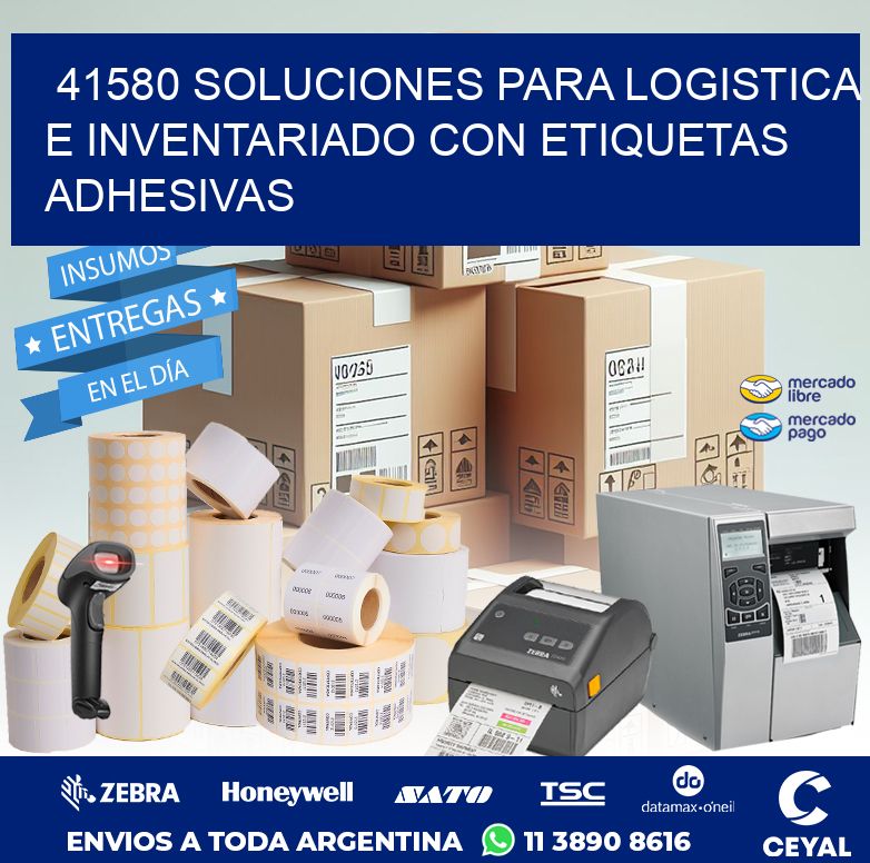 41580 SOLUCIONES PARA LOGISTICA E INVENTARIADO CON ETIQUETAS ADHESIVAS